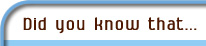Did you know that
